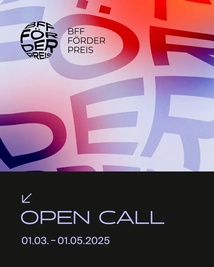 Ausschreibung BFF-Förderpreis 2025 (© Copyright BFF-Förderpreis)