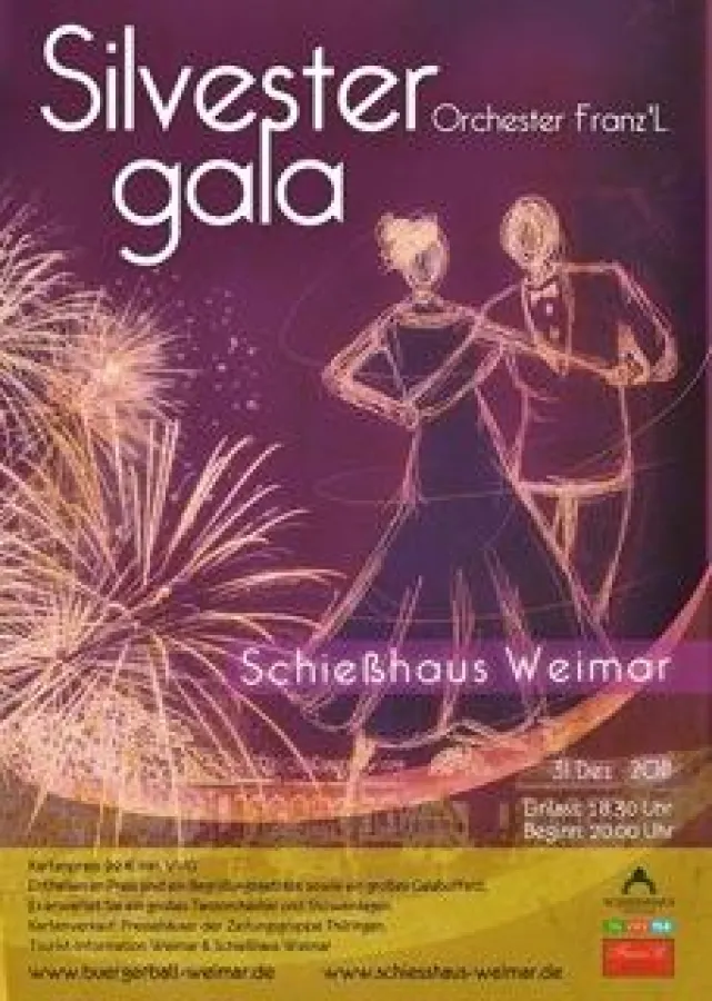 Plakat Silvestergala Schiesshaus