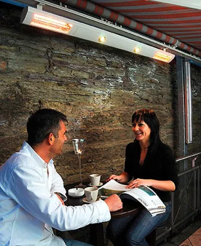 Angenehme Wärme durch kostengünstige Infrarot-Wärmestrahler Bild: Angenehme Wärme durch kostengünstige Infrarot-Wärmestrahler