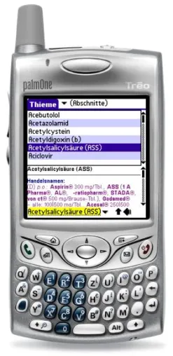 Elektronische Datenbank für die Kitteltasche - Arzneimittel von A-Z Bild: Elektronische Datenbank für die Kitteltasche - Arzneimittel von A-Z
