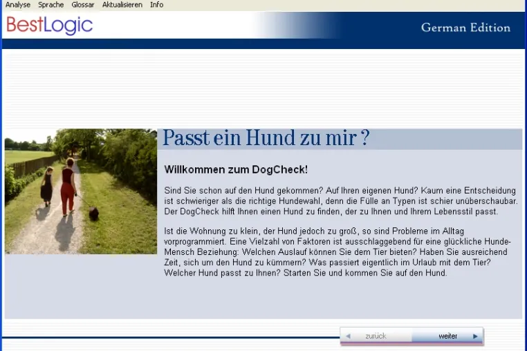 DogCheck 2.3: Welcher Hund passt zu meiner Familie? Bild: DogCheck 2.3: Welcher Hund passt zu meiner Familie?