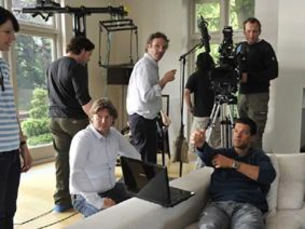 Michael Ballack am Set der Post Productions GmbH_Bild: Postproductions/Jörg Tietje