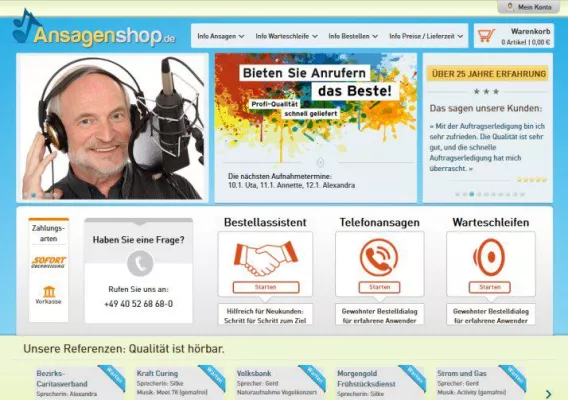 Jetzt mehr Komfort für Wiederverkäufer: Telefonansagen online bestellen Bild: Jetzt mehr Komfort für Wiederverkäufer: Telefonansagen online bestellen