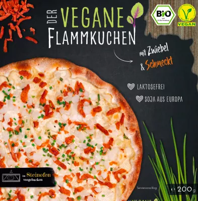 Bild: Der Vegane Flammkuchen launcht „Zwiebel & Schmeckt“ – jetzt wird’s deftig