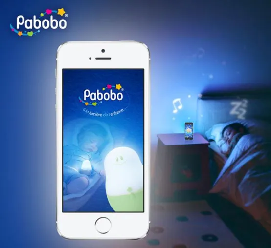 Bild: Mit der Pabobo® iPhone App ist das Lieblings-Nachtlicht immer dabei