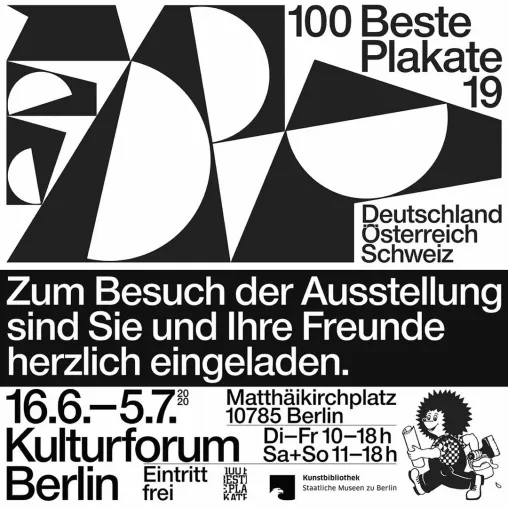 Bild: 100 beste Plakate 19 Deutschland Österreich Schweiz – Auftaktausstellung Berlin