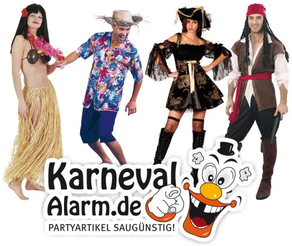 Karneval-Alarm.de ist der neue Online-Shop für Karneval-Kostüme, Faschingskostüme und Karnevalsartikel Bild: Karneval-Alarm.de ist der neue Online-Shop für Karneval-Kostüme, Faschingskostüme und Karnevalsartikel