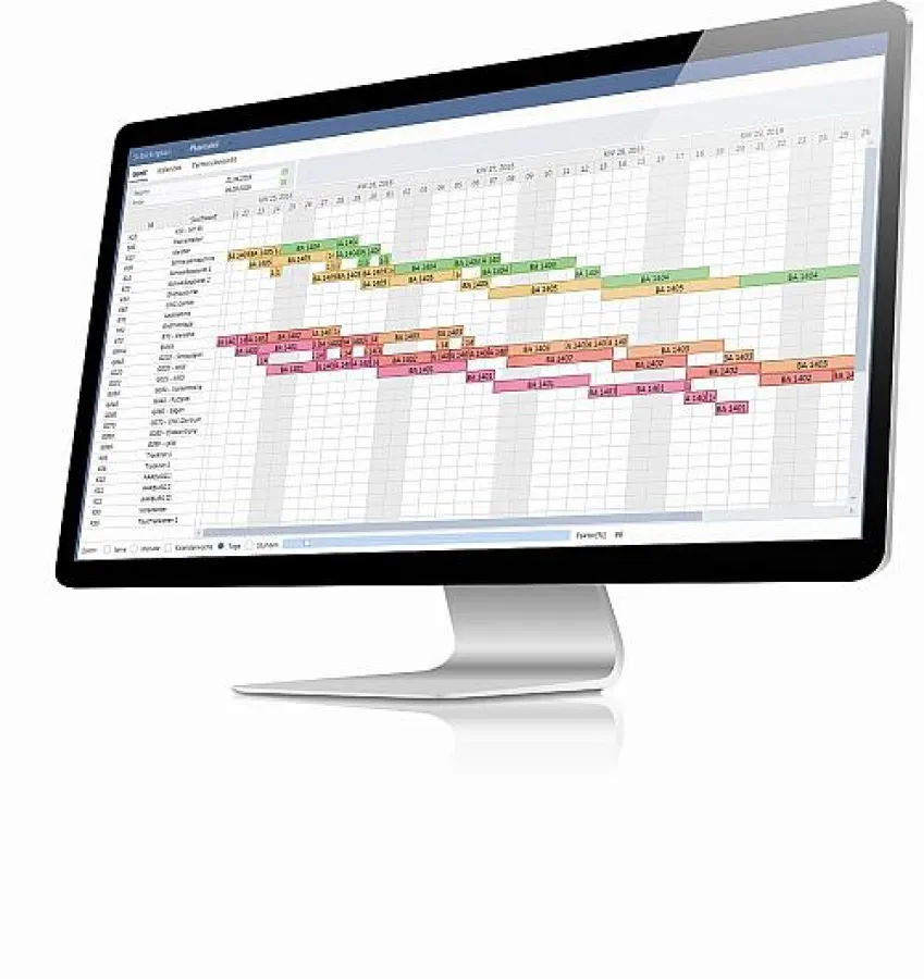 Die Grobplanung ist eines der innovativen Module  der neuen Generation von TimeLine Plastics