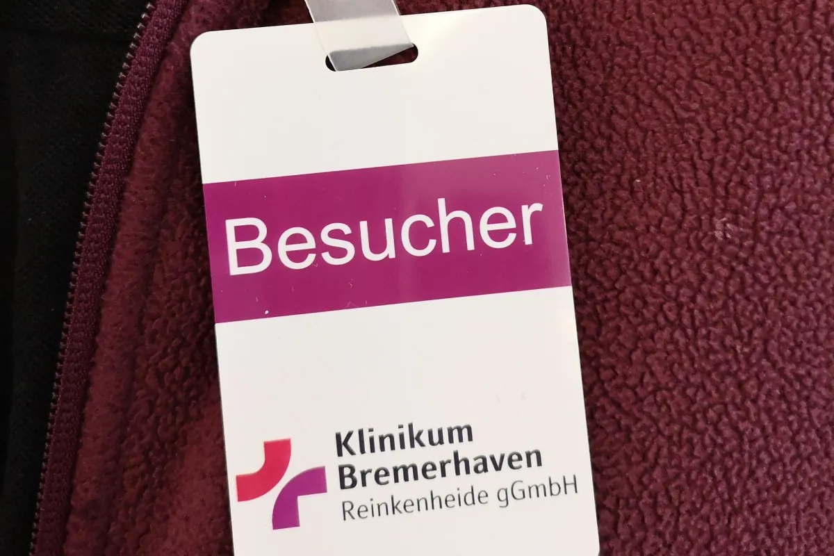 Am Klinikum Bremerhaven-Reinkenheide gibt es ab sofort Besucherausweise