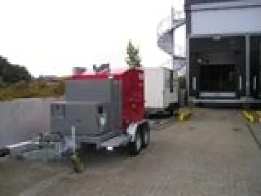 Bild: Das Heizgerät im Kühlhaus