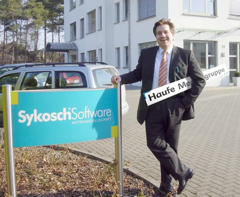 Matthias Sykosch, Vorstandsvorsitzender der Sykosch Software AG, freut sich auf die Zusammenarbeit mit der Haufe Mediengruppe. Beide Unternehmen richten ihre Kooperation ganz zu Gunsten der Immobilien