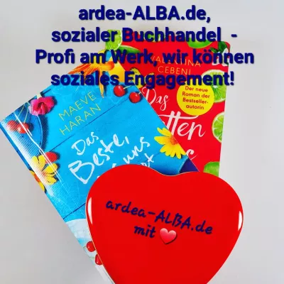 Bild: ardea-ALBA.de, sozialer Buchhandel - mit jedem Kauf Gutes tun
