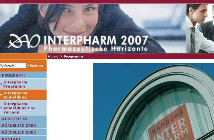 INTERPHARM 2007 Hamburg Bild: INTERPHARM 2007 Hamburg