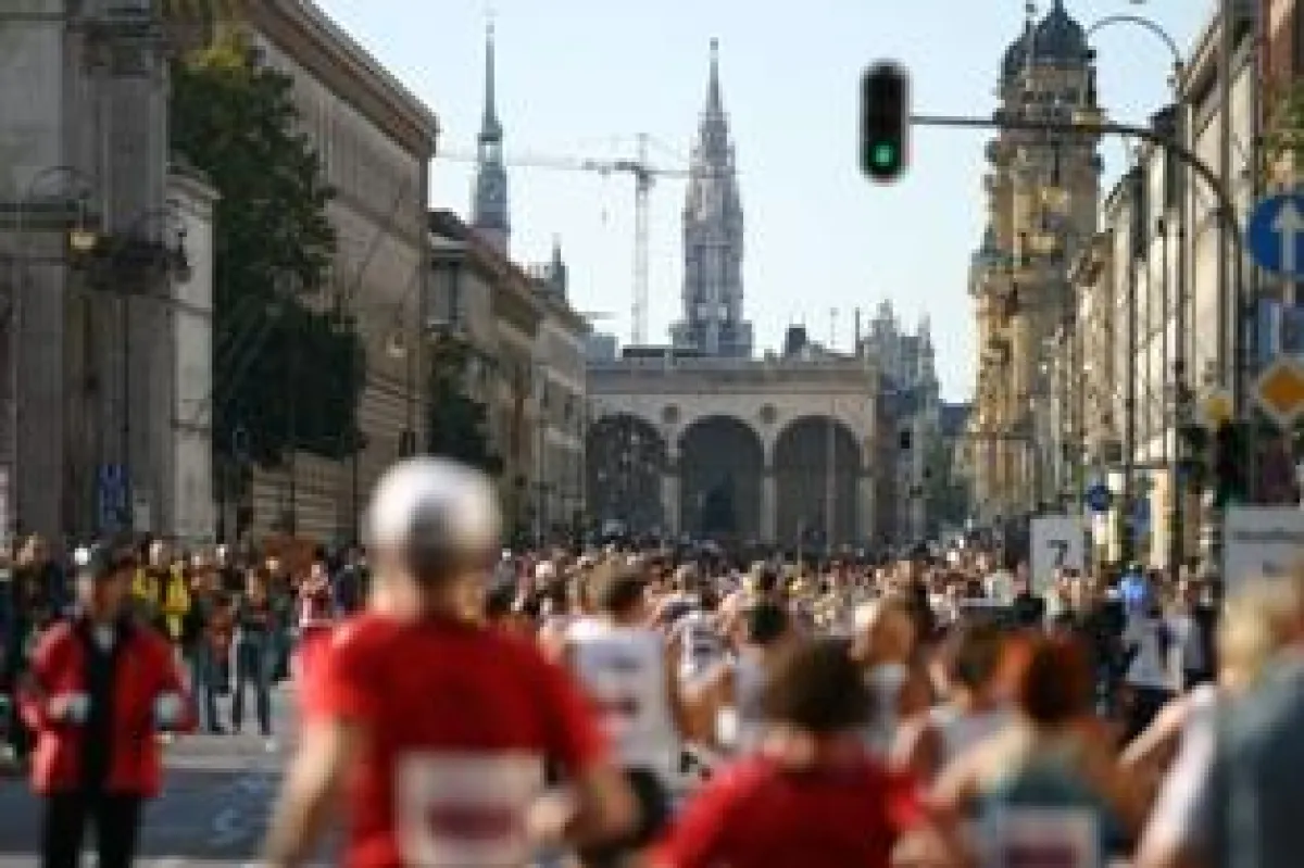 Sightseeing pur beim MÜNCHEN MARATHON 2007