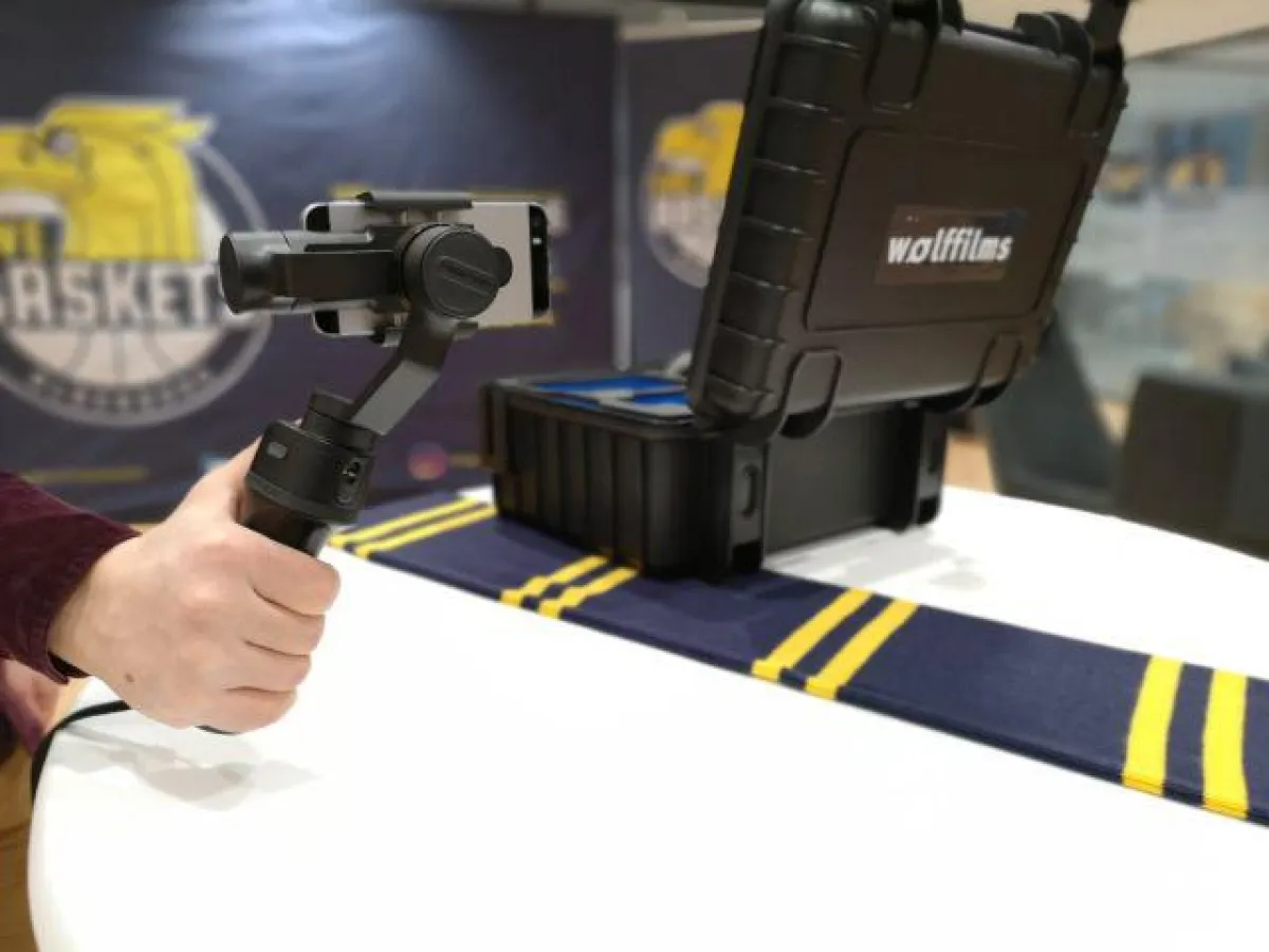 Die EWE Baskets Oldenburg schätzen die Vorteile eines Gimbals für ihre digitalen Kanäle.