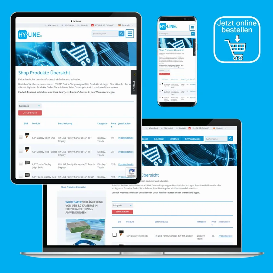 NEU!: DER HY-LINE ONLINE SHOP