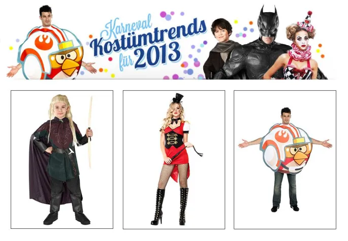 Bild: Karneval-Kostümtrends 2013