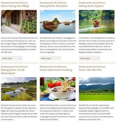 Bild: Asien Reisekonfigurator – Reise-Erlebnisse individuell planen