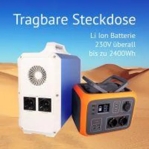 Tragbare Steckdose Bild: Tragbare Steckdose