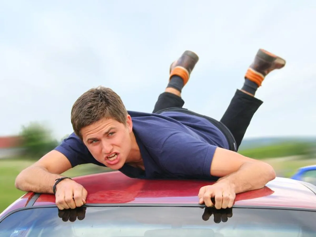 Matthias Dietrich nutzt Mitfahrgelegenheit