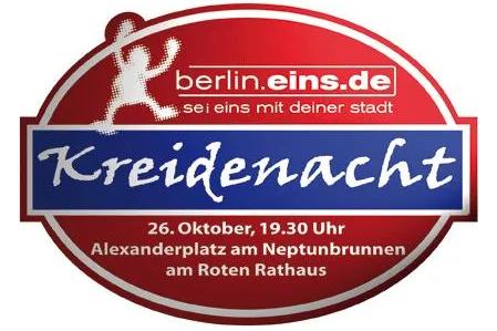 Bild: berlin.eins.de Kreidenacht, die Vorbereitungen laufen auf vollen Touren