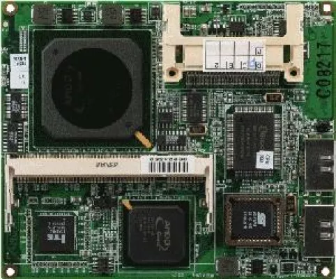 Bild: ETX-701-Computer on Module mit AMD Geode LX Prozessor