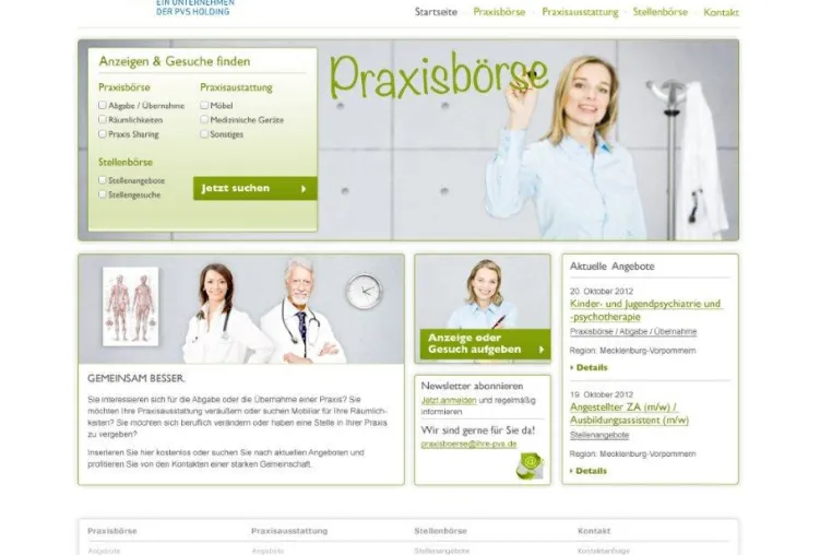 Bild: Praxisbörse der PVS bringt die richtigen Partner zusammen