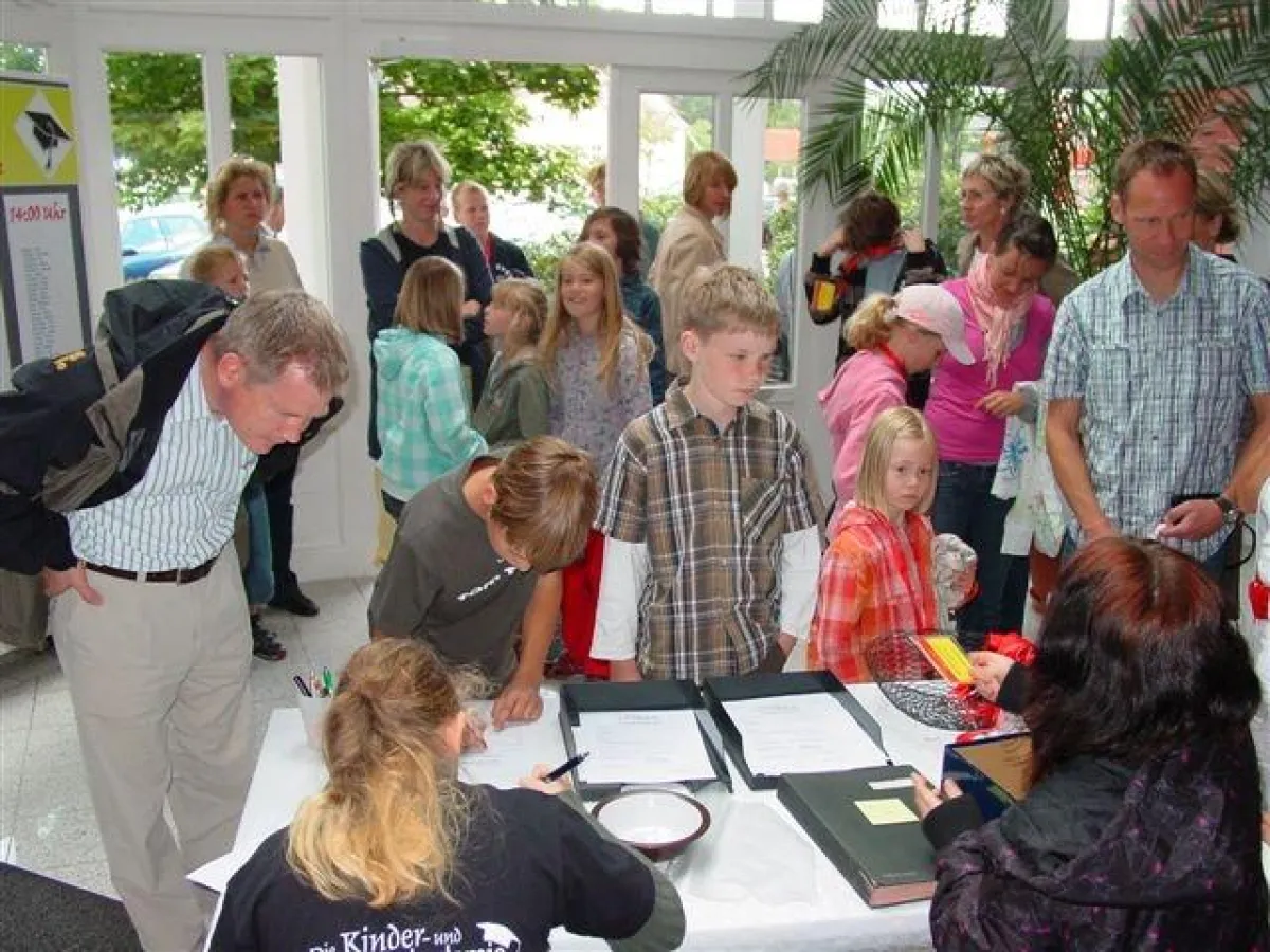 Immatrikulation der Studenten