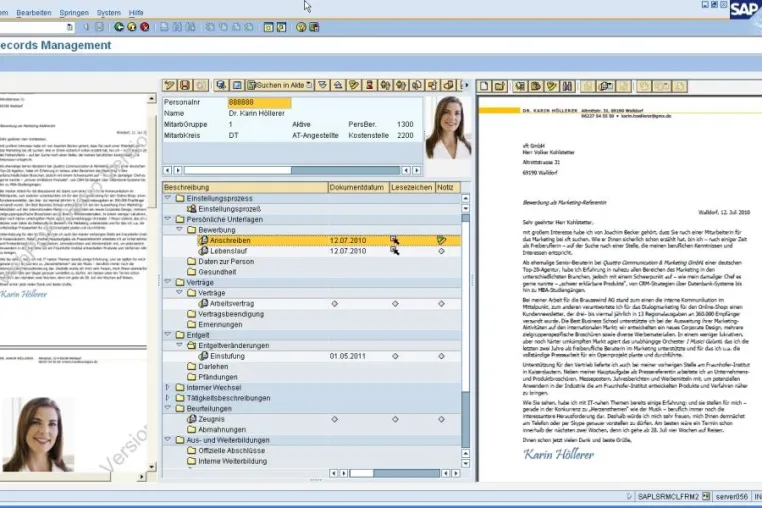 xft personnel file, die digitale Personalakte für SAP, auf der Personal SWISS Bild: xft personnel file, die digitale Personalakte für SAP, auf der Personal SWISS