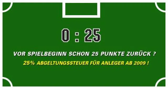 F&R Vermögensverwaltung - Abgefederte Abgeltungssteuer durch einzigartigen Stillhalterfonds Bild: F&R Vermögensverwaltung - Abgefederte Abgeltungssteuer durch einzigartigen Stillhalterfonds