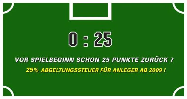 F&R Vermögensverwaltung - Abgefederte Abgeltungssteuer durch einzigartigen Stillhalterfonds Bild: F&R Vermögensverwaltung - Abgefederte Abgeltungssteuer durch einzigartigen Stillhalterfonds