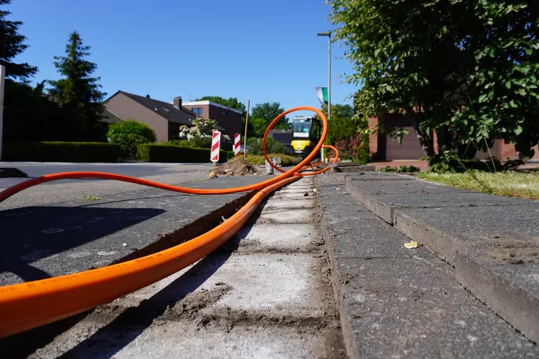 Bild: Glasfaserausbau in Oberhausen schreitet voran