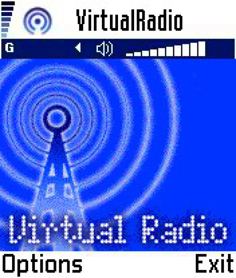 Startscreen VirtualRadio