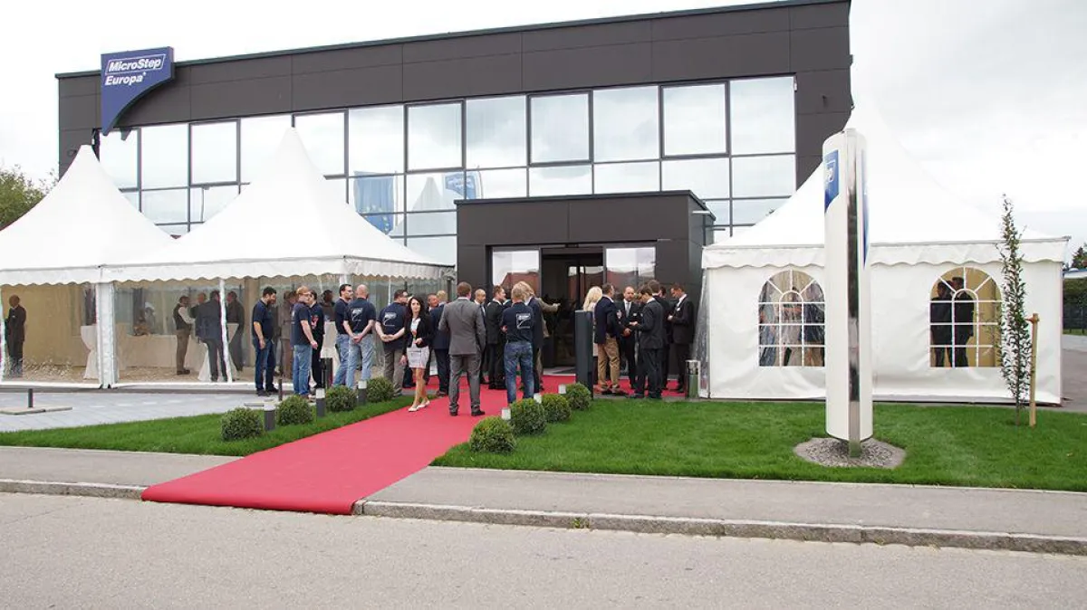 Einweihung des neuen Firmensitzes der MicroStep Europa GmbH