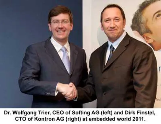 Kontron kooperiert bei industriellen Real-Time-Ethernet FPGA Stacks und IP Cores mit Softing Bild: Kontron kooperiert bei industriellen Real-Time-Ethernet FPGA Stacks und IP Cores mit Softing