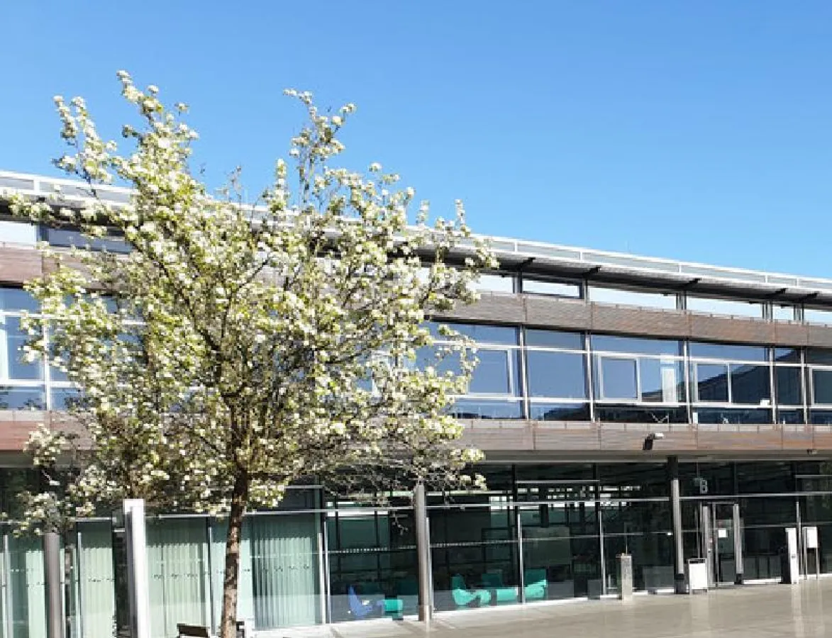 Quelle: RAC/Holtkamp: Der in Coronazeiten verwaiste RheinAhrCampus in Remagen.