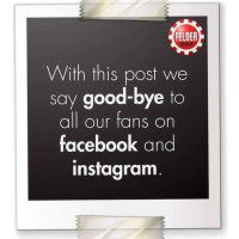 #deletefacebook auch beim Holzbearbeitungsmaschinen-Hersteller Felder Gruppe