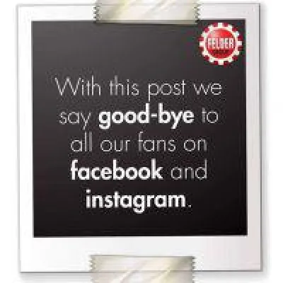 Bild: #deletefacebook beim Familienunternehmen FELDER GRUPPE