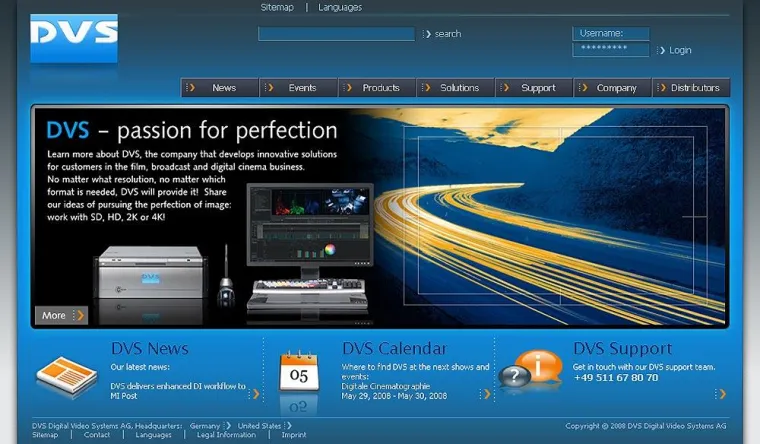 Bild: VisionConnect realisiert Website-Relaunch für DVS – passion for perfection