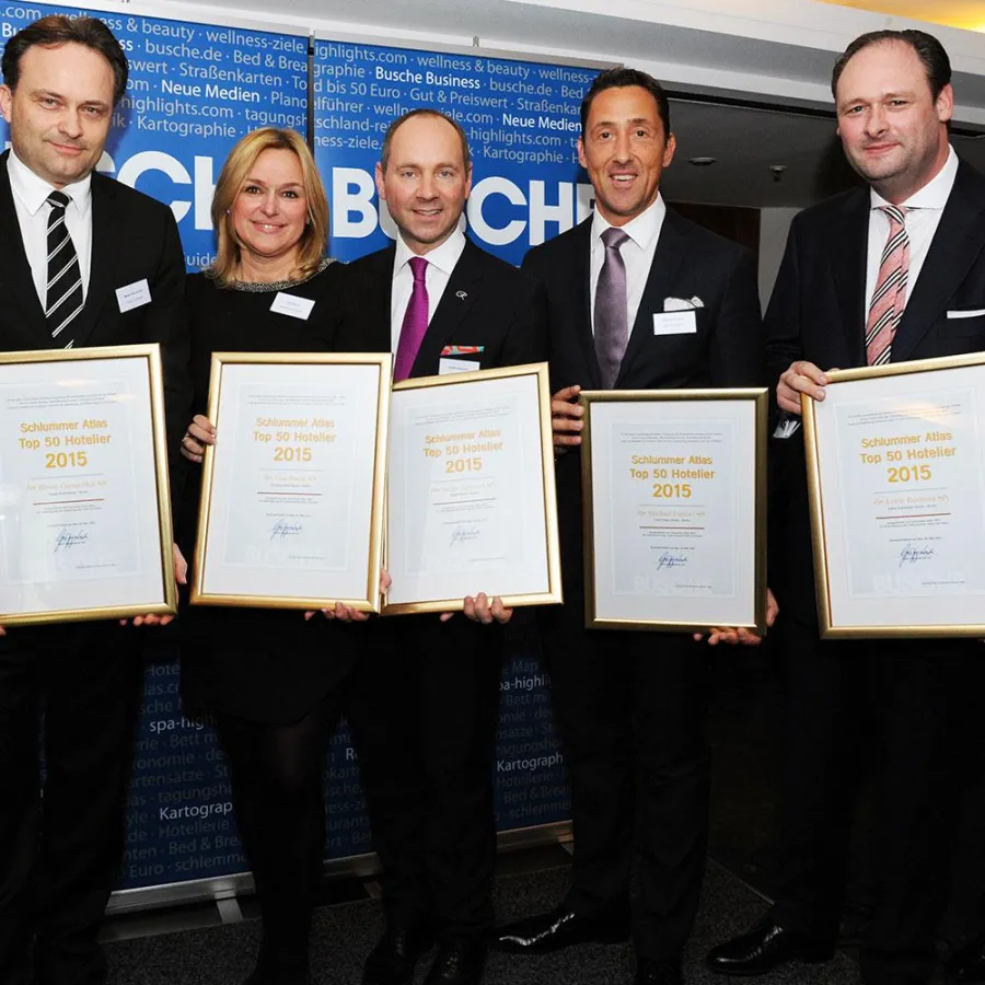 v.l.n.r.: Benno Geruschkat, Tina Brack, Stefan Athman, Michael Frenzel, Emile Bootsma