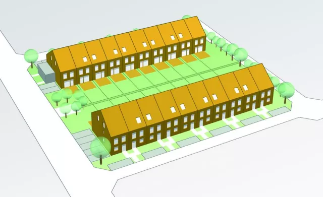 Bild: Wir sind dann mal da - Deutsche Reihenhaus baut Wohnpark „Am Jakobsweg“ in Köln-Widdersdorf