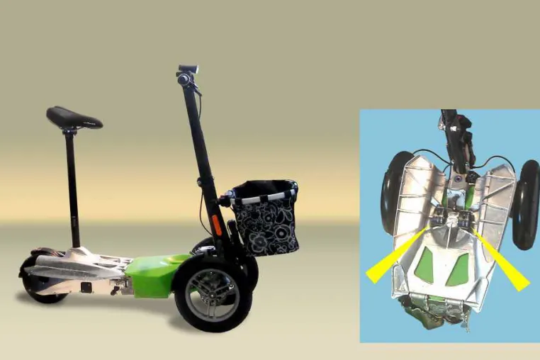 Bild: Scuddy: e-Scooter 3.0 mit eingebauten TUBUS Strukturdämpfern