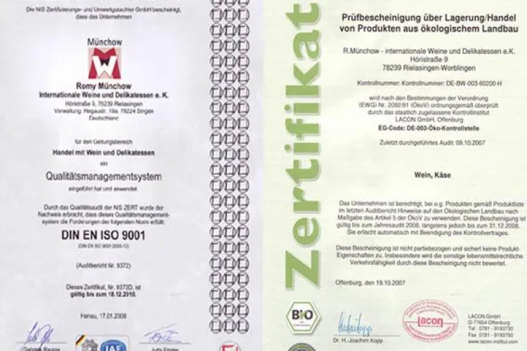 Bild: R. Münchow Vorreiter bei ISO - Zertifizierung im handelnden Gewerbe