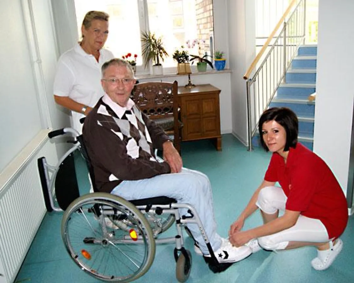 Pflegehelfer - ein Beruf mit Zukunft. Foto: DRK NF