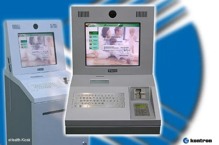Bild: Neuer eHealth-Kiosk von Kontron und ICW