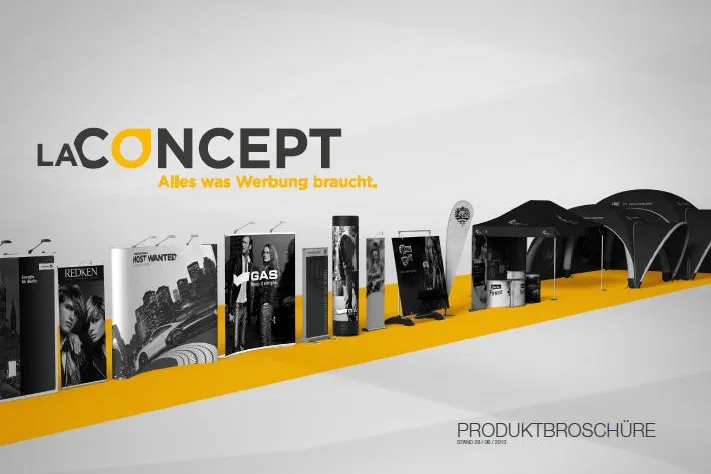 Alles was Werbung braucht auf einen Blick – der neue LA CONCEPT Produktkatalog ist da Bild: Alles was Werbung braucht auf einen Blick – der neue LA CONCEPT Produktkatalog ist da