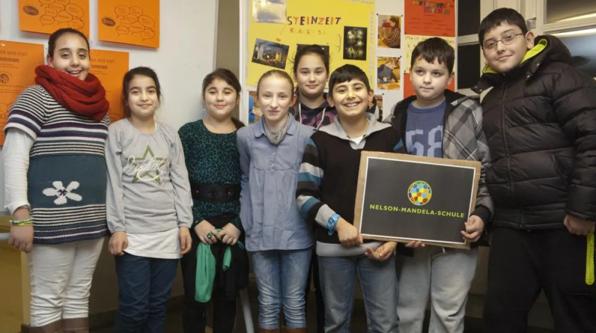 50 Nationen lernen unter einem Dach -- und kommen gerne in die Nelson-Mandela-Schule