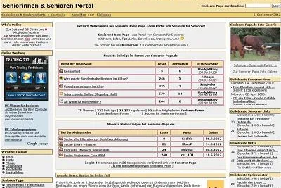 Bild: Relaunch vom SeniorenPortal Senioren-Page.de erfolgreich
