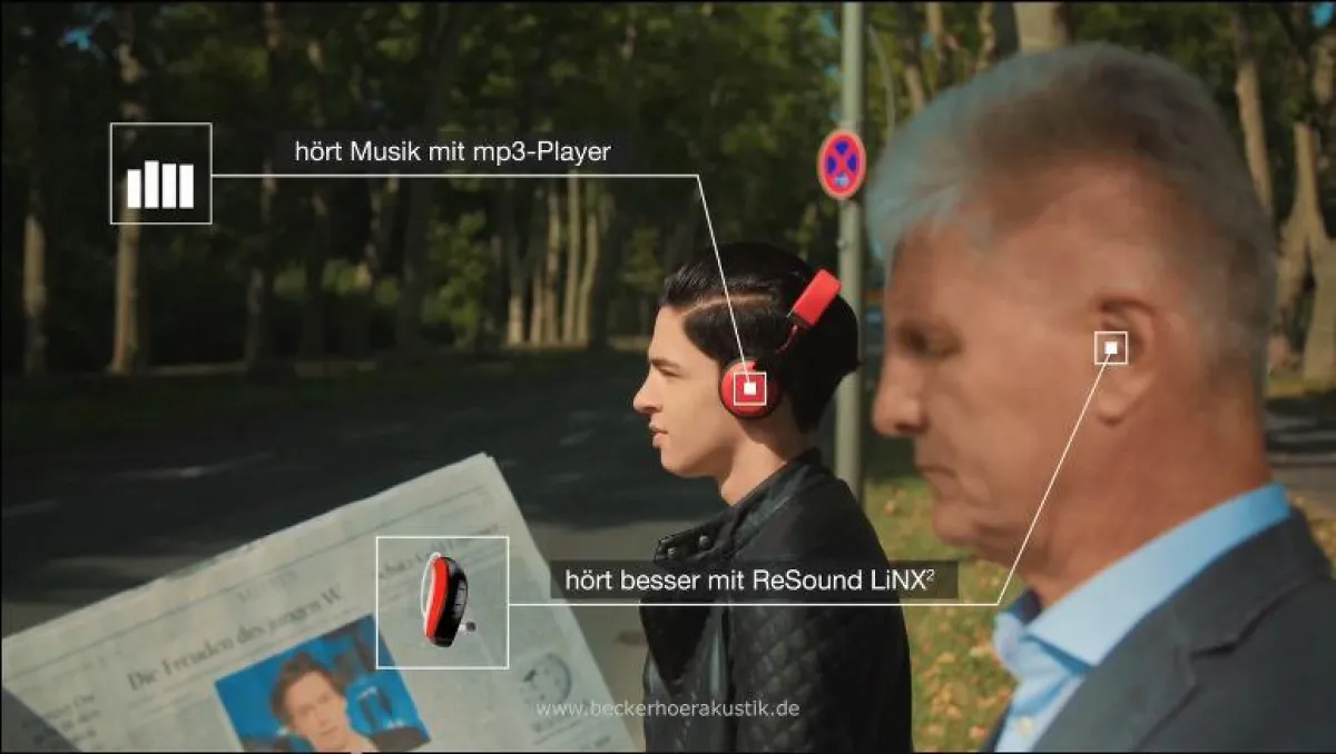 Individualisierbares Hörakustiker-Video zum ReSound LiNX² (Foto: GN ReSound)