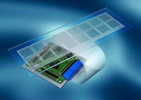 Bild: Kapazitive Folientastatur mit freier Soft- und Hardwarekonfiguration